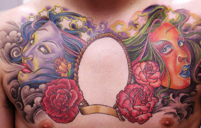 Tattoos - Collaborative tattoos - Wind, and Water